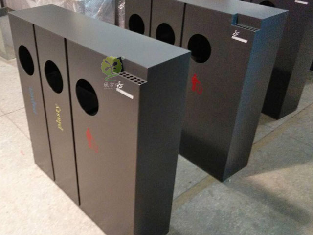 酒店鋼制分類(lèi)垃圾桶-室內(nèi)分類(lèi)垃圾桶廠家