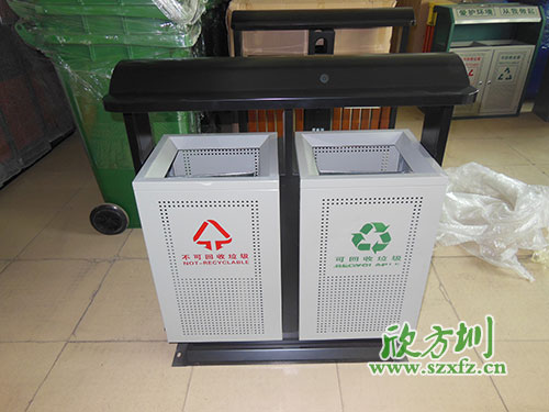 貴陽物業(yè)戶外鋼板沖孔垃圾桶，客戶的二次選擇。